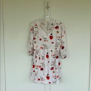 Old Navy floral tunic dress
